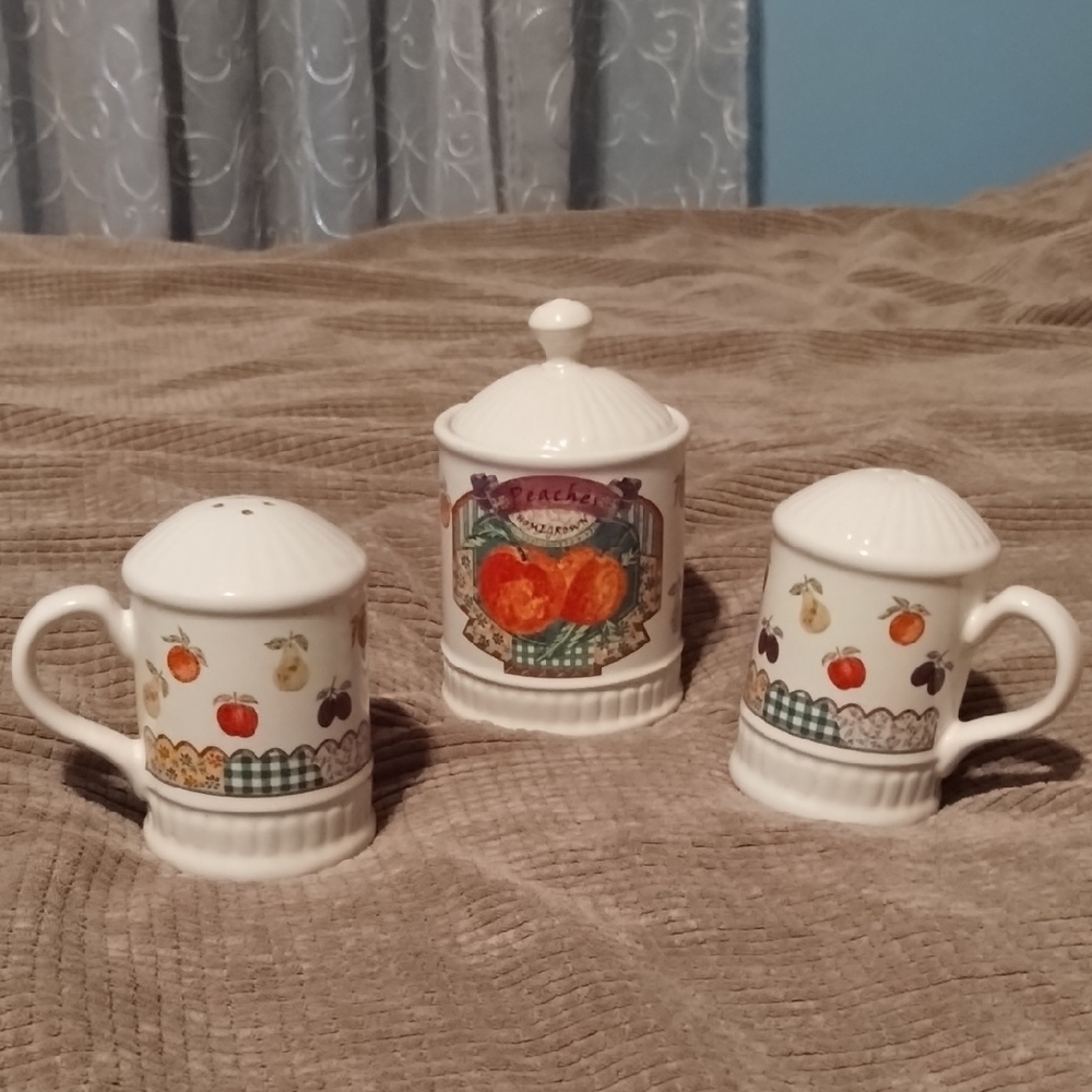 Fruit Motif Ceramic Kitchen Set